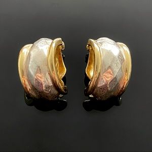 ✨Stunning VTG Givenchy Signed Gold Earrings